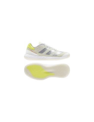 Chaussures Adidas Femme Indoor Adizero Fastcourt 2.0 Argent